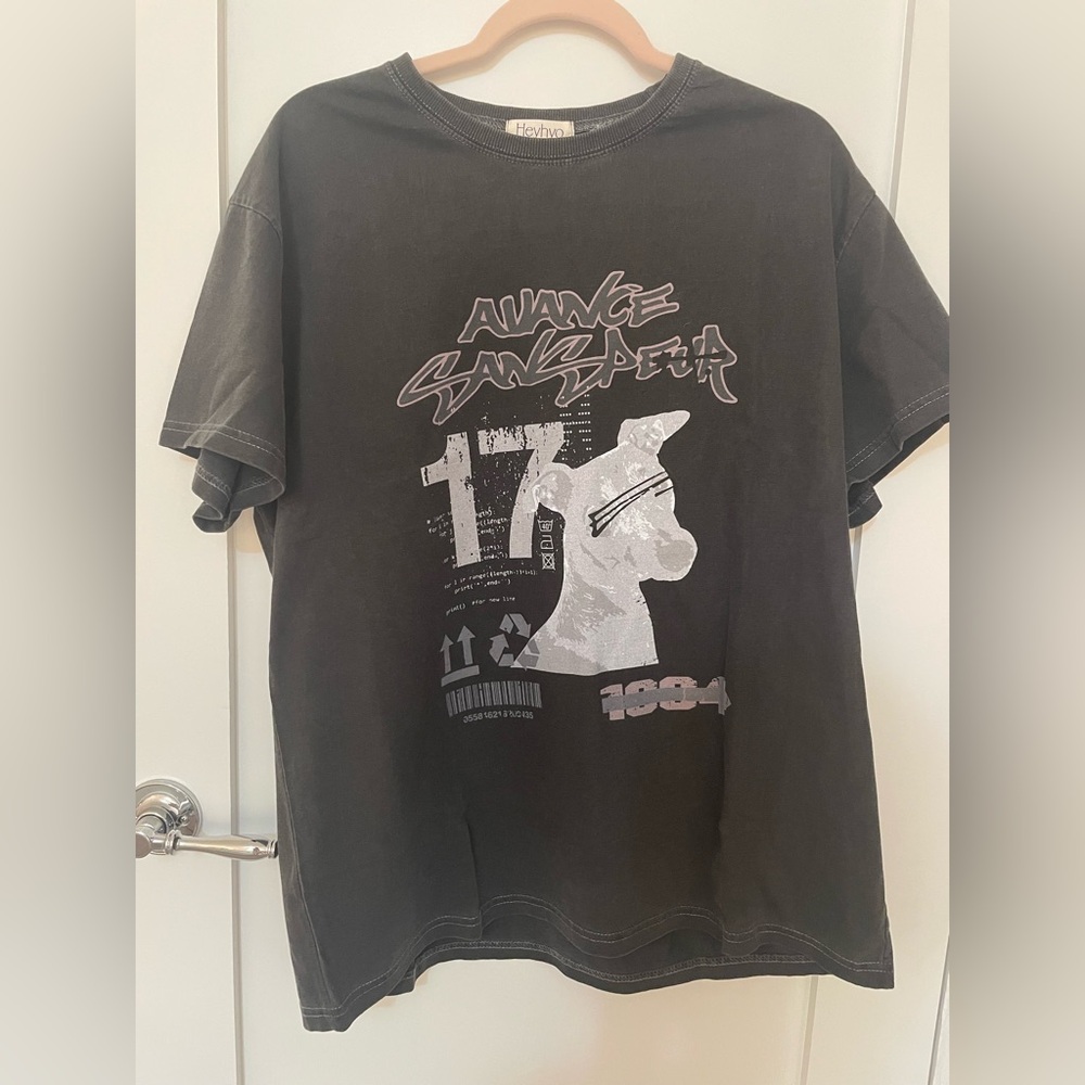 Graphic Black Dog Shirt